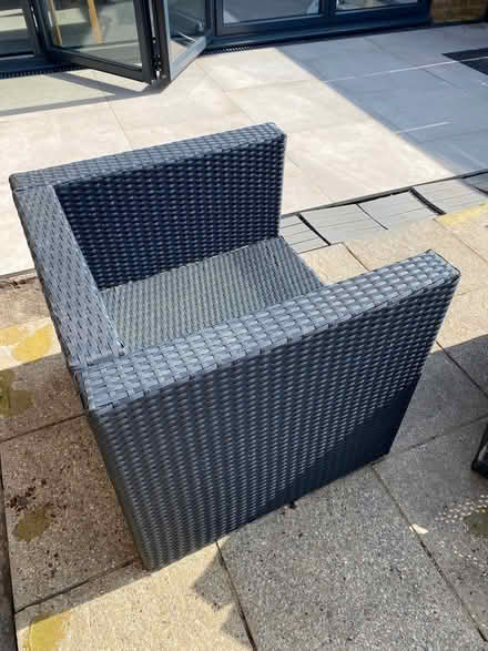 Photo of free 2 weatherproof rattan garden chairs (Seven Dials BN3) #4