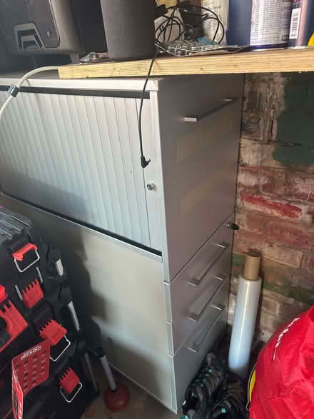 Photo of free 2 x Draws/Tambour Cases - Storage (Lostock Hall PR5) #1