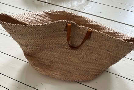 Photo of free Large straw bag (St Margarets TW1) #1