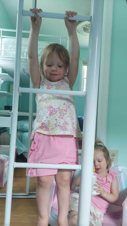 Photo of free White Metal Bunk Bed (Urbana, side of 270 from Villa) #2