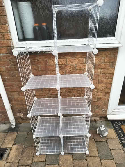 Photo of free Plastic coated steel buildable shelves unit (Brigg DN20) #1