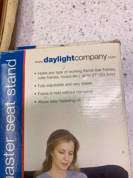 Photo of free Embroidery frame holder and large embroidery frame (Wrington BS40) #1