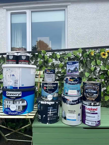 Photo of free Assorted tins of paint (Deganwy LL30) #1