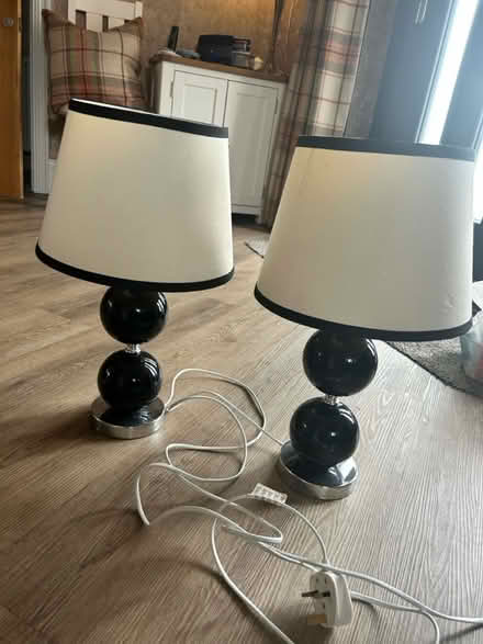 Photo of free 2 table lamps (BL6. Bolton) #1