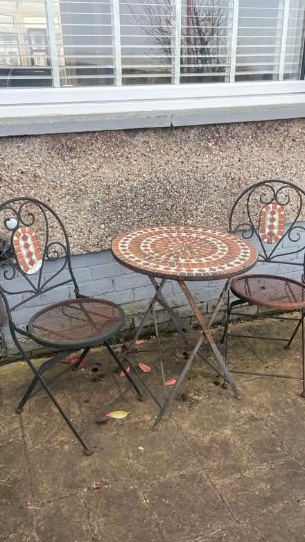 Photo of free Bistro table and chairs (Currie EH14) #1