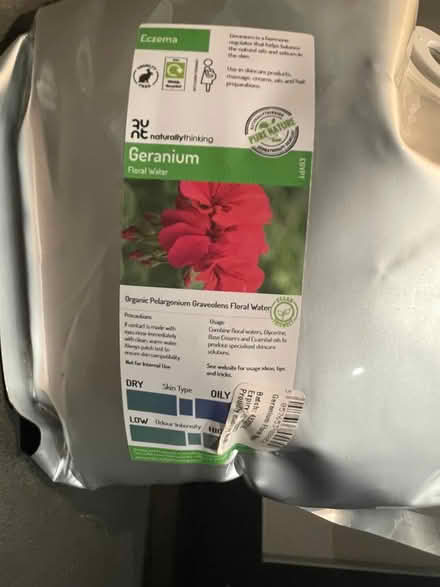 Photo of free Geranium Floral Water (Broomhall, S1) #2