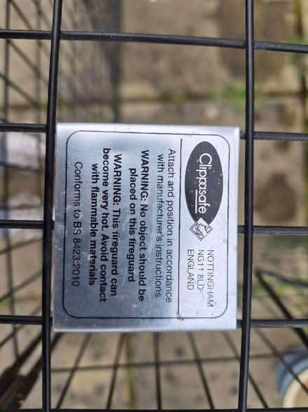 Photo of free Metal fireguard (Acton W3) #2