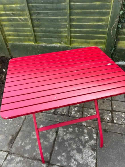 Photo of free Small garden table (Ballinteer) #2