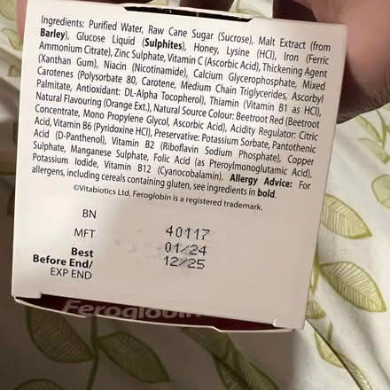 Photo of free Feroglobin (Prenton CH42) #2