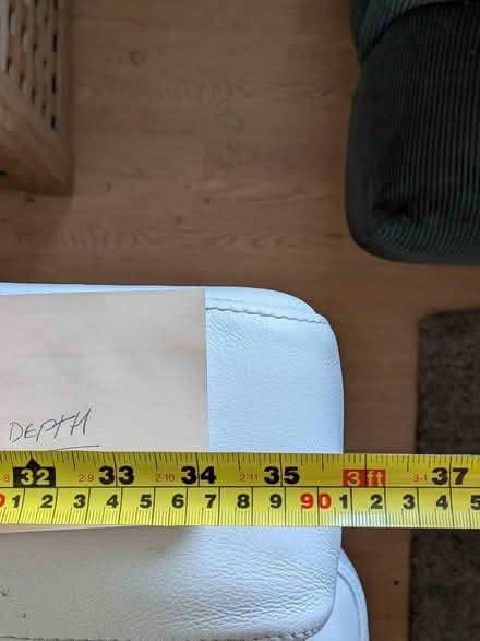 Photo of free IKEA 4-seater leather sofa (Hove) #4