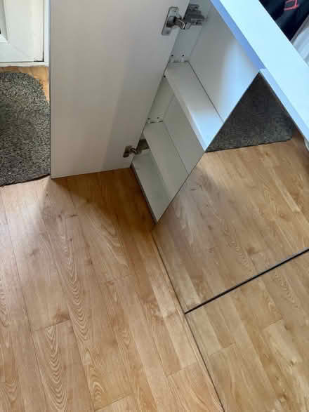 Photo of free Mirrored cabinet with grey sides (Poplars SG2) #2