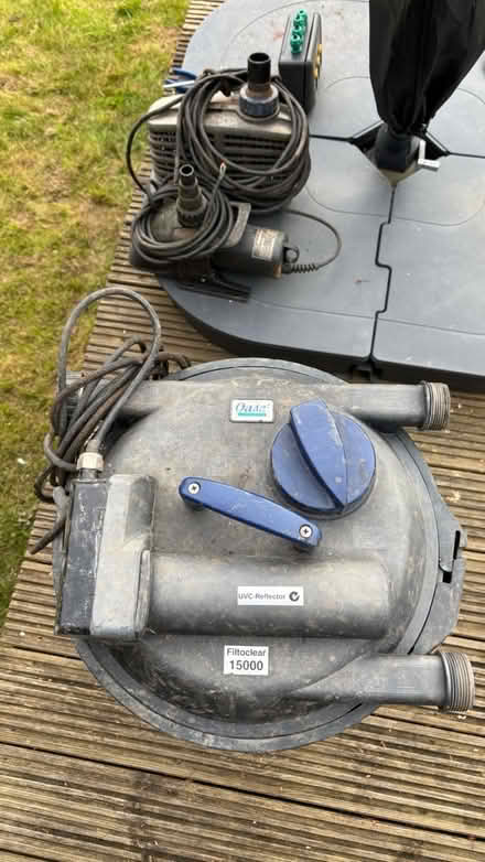 Photo of free Pond pump & filters (Oxted) #2