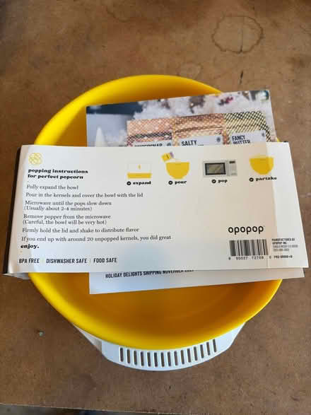 Photo of free Silicone Popcorn Popper (S. Leesburg near Banshee Reeks) #2