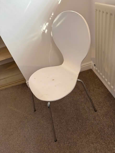 Photo of free Modern white chair (Hoole CH2) #1