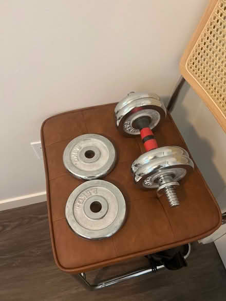 Photo of free Workout bench with weighs (Capitol hill) #1