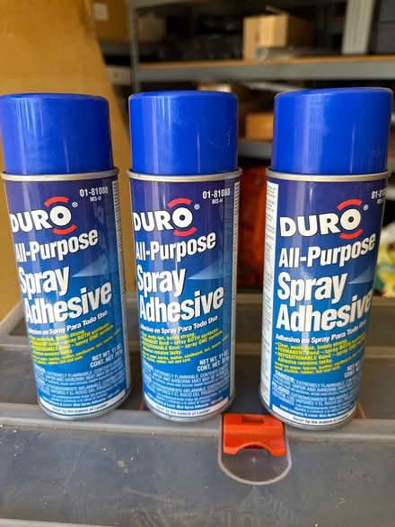 Photo of free Spray adhesive (94086, downtown Sunnyvale) #1