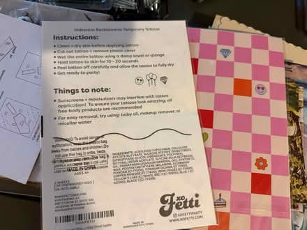 Photo of free Temporary tattoos (Near Lincoln Park) #1