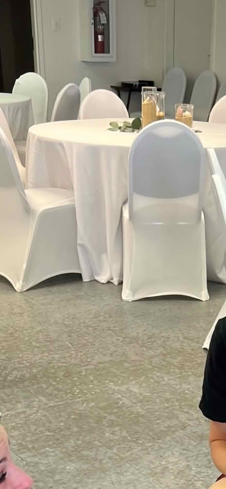 Photo of free White Chair Covers (Gambrills) #2