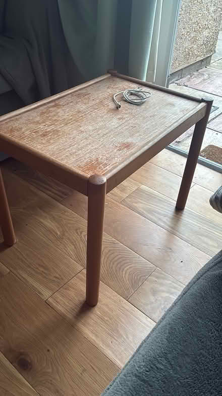 Photo of free Two mid century teak side tables (Marston OX3) #1