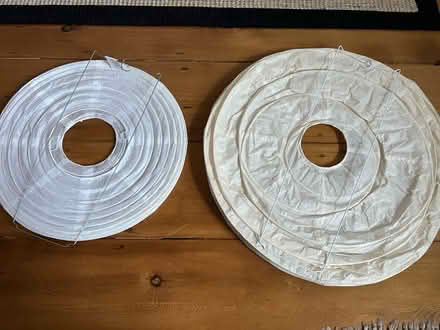 Photo of free Paper ceiling light shades (SG5) #2