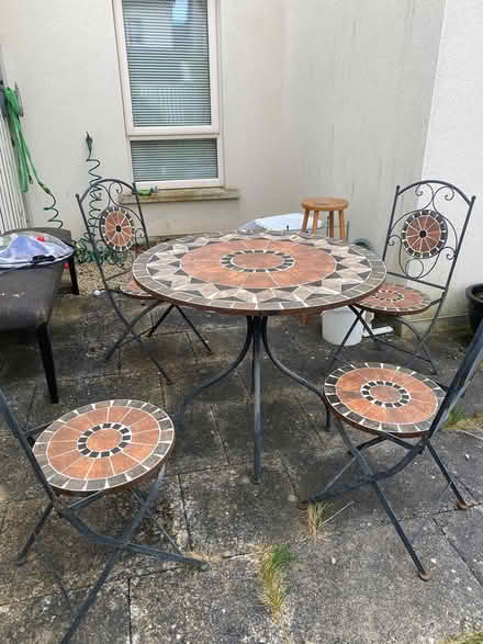Photo of free Outdoor chairs and table (Kildare) #1