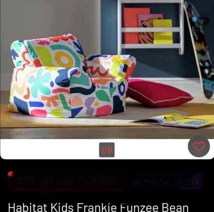 Photo of free Kiddie Bean bag chair (South Ockendon RM15) #2