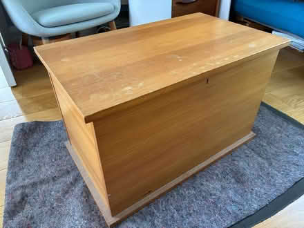 Photo of free Wooden storage box (Eastbourne BN21) #1