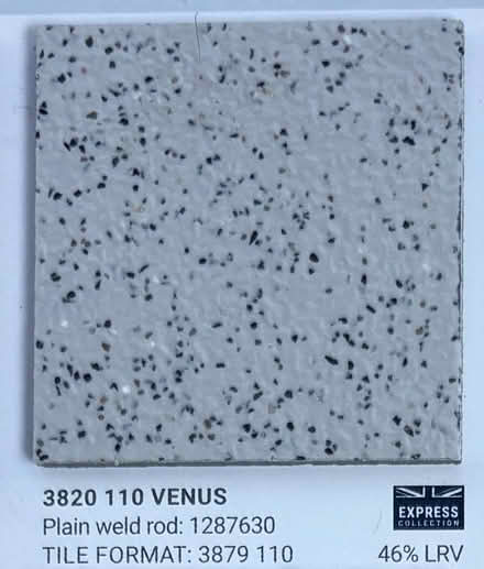 Photo of free vinyl flooring off cut (Barnard's Green WR14) #1