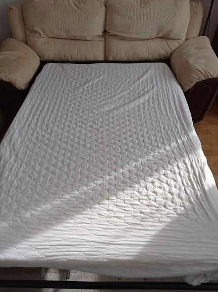 Photo of free Sofabed, armchair and stool (Greenford Broadway, UB6) #4