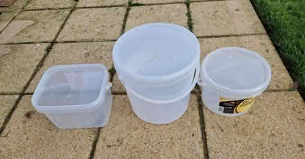 Photo of free Empty plastic containers (South Godalming) #1