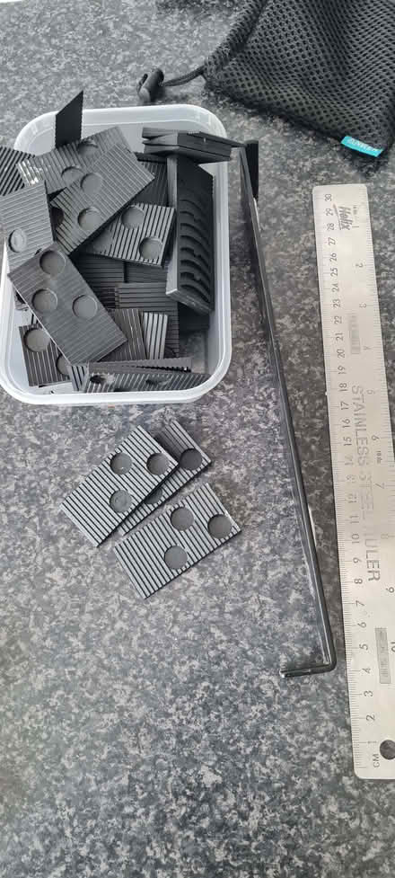 Photo of free Wooden floor spacers plus tool (Stroud Green N4) #1