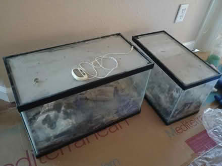 Photo of free 5gal +10gal aquariums, stand (Homestead and San Tomas) #2