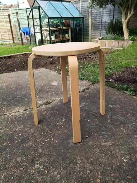 Photo of free IKEA light wood stool (Leigh Beck SS8) #1