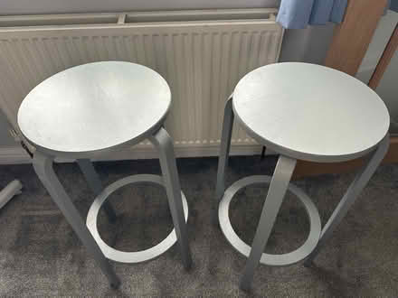Photo of free X2 Breakfast Bar Stools (Sutton-on-the-Forest) #2