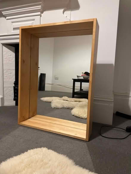 Photo of free Wooden Mirror (SW11 Battersea by park) #1