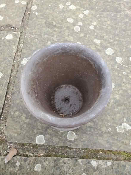 Photo of free Heavy clay pot with saucer (Dyke Road area BN1) #2