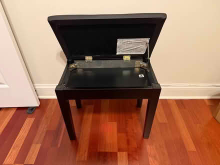 Photo of free Piano bench (Ravenswood) #2