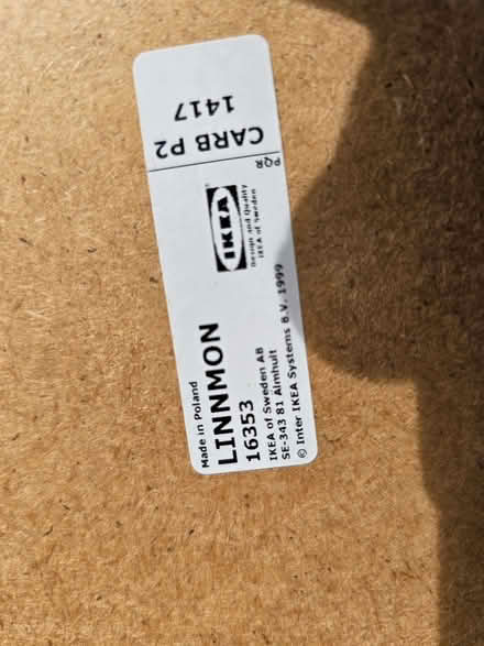 Photo of free White ikea table (small) or desk (Mortimers Cross HR6) #3