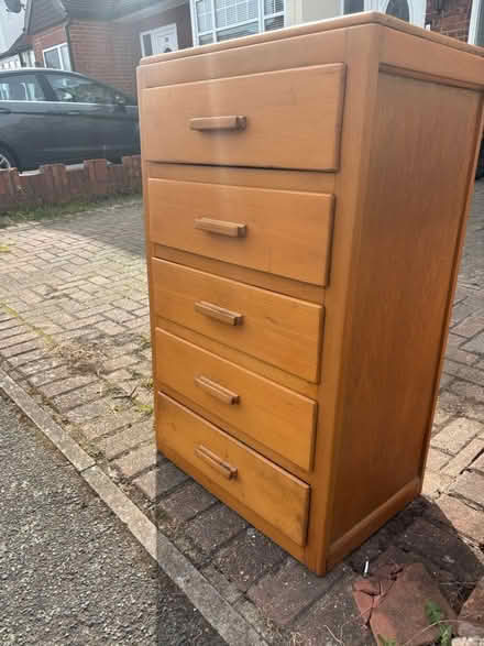 Photo of free Wooden chest of drawers (Sunbury TW16) #2