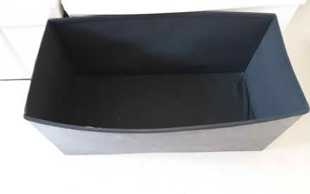 Photo of free Grey fabric ottoman storage box (CV35 Nr Kenilworth) #4