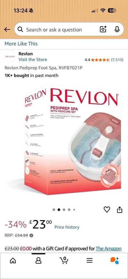 Photo of free Revlon foot spa. (Highcliffe BH23) #1