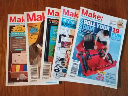 Photo of free 10 issues of Make Magazine (Homestead and San Tomas) #1