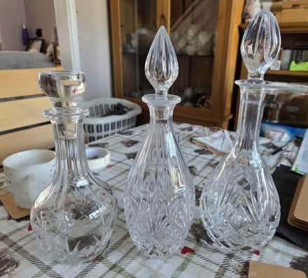 Photo of free 3 glass decanters (Fareham PO15) #1