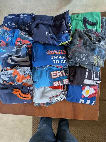 Photo of free 12 pairs of boys summer pajamas (Plainfield, IL) #1