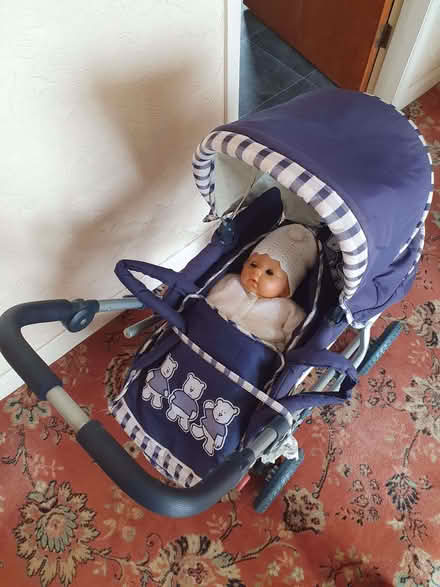 Photo of free Play pram with a doll (Ulverston LA12) #2