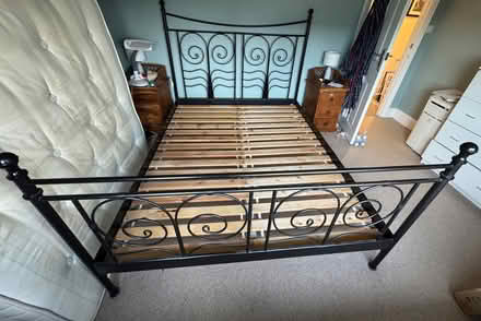 Photo of free King size bed frame (Bassingbourn-cum-Kneesworth SG8) #1