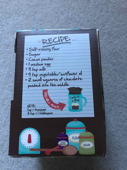 Photo of free New cake mug (Crooks Barn TS20) #3