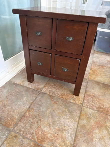 Photo of free Pottery Barn side table c. 2008 (?) (North Bethesda) #1