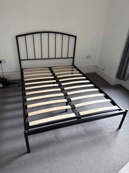 Photo of free Double bedframe (SW11 Battersea by park) #2