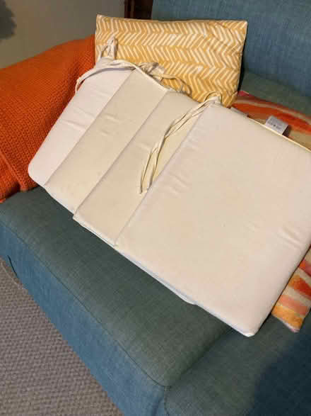 Photo of free Chair pads (inserts only) x 4 (HR6 Yarpole) #2